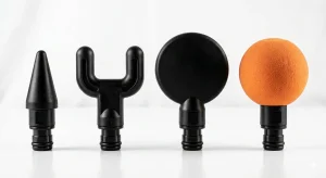 Set capete interschimbabile pentru aparate de masaj.