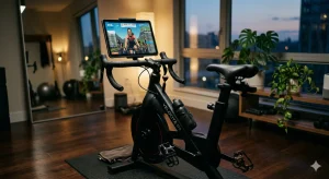 Bicicletă fitness magnetică pentru antrenament cardio acasă.
